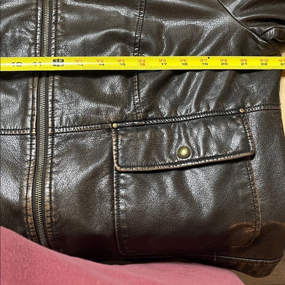 Bass Dark Brown Leather Jacket - Picture 7 of 8